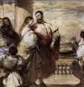 Венецианская сцена, 1828. - Акварель. 18 x 25. Лондон. Собрание Уоллес. Великобритания.