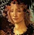 Весна (Primavera), деталь: Флора. 1482 - 203 x 314 см. Дерево, темпера. Флоренция. Галерея Уффици.