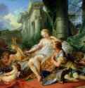 Ринальдо и Армида, 1734. - Холст, масло. 135,5 x 170,5. Рококо. Франция.  Париж. Лувр.