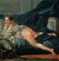 Одалиска, 1743. - Холст, масло. 53 х 65. Рококо. Франция. Реймс, Музей искусств.