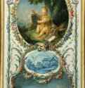 Аллегория Комедии и Трагедии, 1750-1752 г. - Холст, масло; 217 х 77 см. Рококо. Франция. Нью-Йорк, Коллекция Фрик.