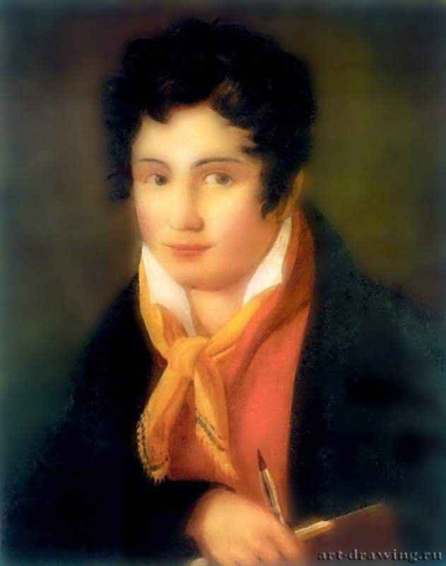 Ф. А. Бруни: Автопортрет -  1810 Масло Россия