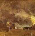 Огненное колесо. 1893 г. - Акварель; 9,53 х 15.56 см. Хантеровский музей и галерея. Глазго. США.