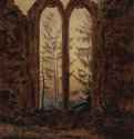 Мечтатель. 1820-1840 - 27 x 21 см. Холст, масло. Романтизм. Германия. Санкт-Петербург. Государственный Эрмитаж.