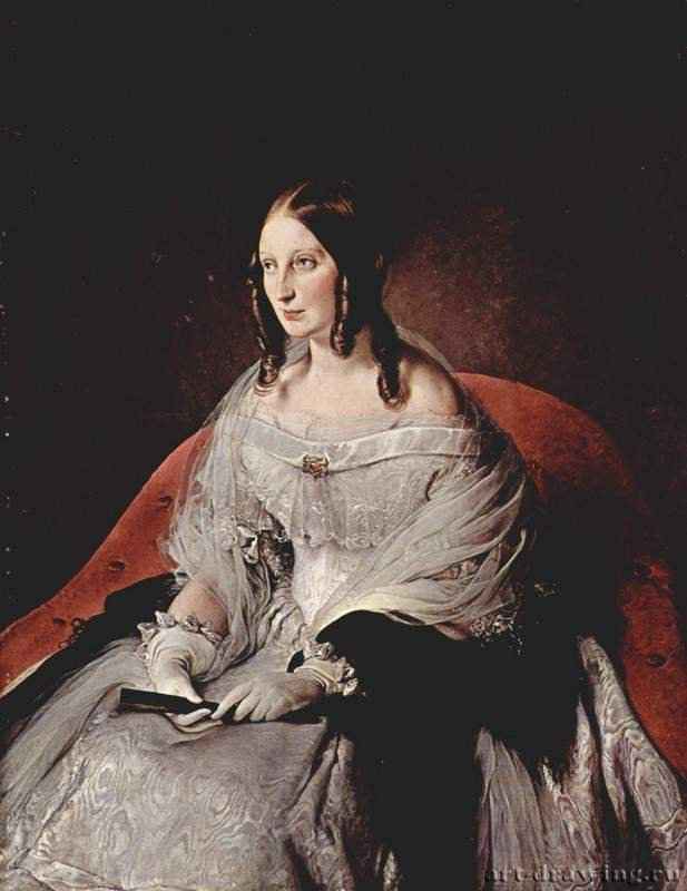 Портрет княгини Сант'Антимо. 1840-1844 - 117 x 89 смХолст, маслоРомантизмИталияНеаполь. Музей Сан Мартино