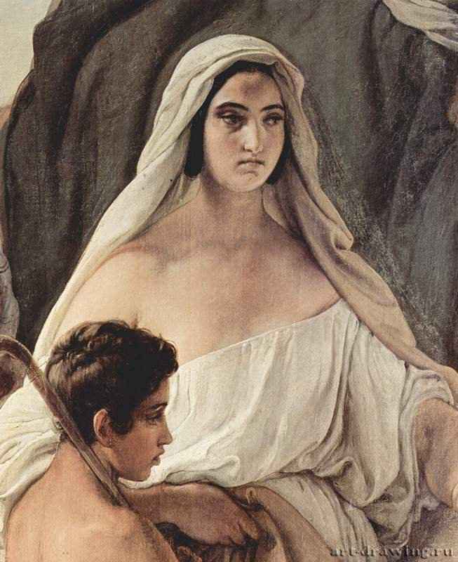 Встреча Иакова и Исава. Фрагмент. 1844 - Холст, маслоРомантизмИталияБрешиа. Пинакотека Тозьо Мартиненьо