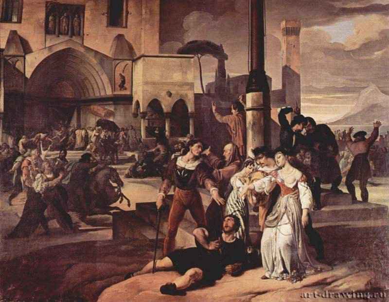 Цикл картин "Сицилианские вечера". 1821-1822 - 150 x 200 смХолст, маслоРомантизмИталияМилан. Частное собрание