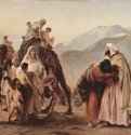 Встреча Иакова и Исава. 1844 - 208 x 300 смХолст, маслоРомантизмИталияБрешиа. Пинакотека Тозьо Мартиненьо