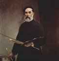 Автопортрет в 69 лет. 1860 - 124 x 97 смХолст, маслоРомантизмИталияФлоренция. Галерея Уффици