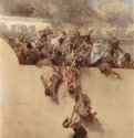Разрушение Иерусалимского храма. Фрагмент. 1867 - Холст, маслоРомантизмИталияВенеция. Галерея современного искусства