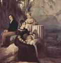 Семейство Стампа ди Сонико. 1821-1822 - 125 x 108 смХолст, маслоРомантизмИталияМилан. Пинакотека Брера