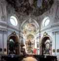 Церковь ордена пиаритов. Интерьер. Начата в 1698 - Вена. Австрия.