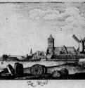 Серия "Прелестнейшие виды", Везель. 1635 - 60 х 94 мм. Офорт. Берлин. Гравюрный кабинет. Чехия.