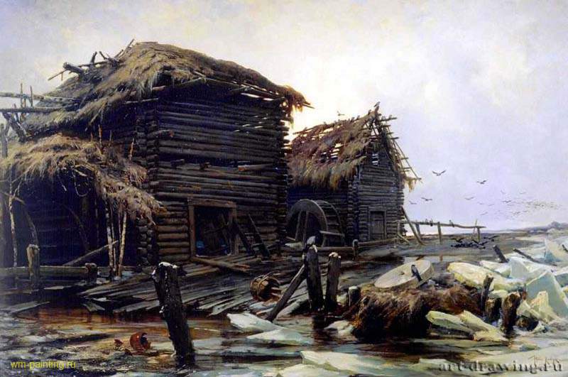 Заброшенная мельница. 1890 - 160 х 235
