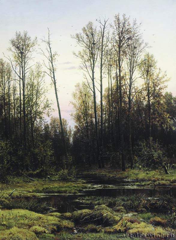 Лес весной. 1884 - 142 х 105
