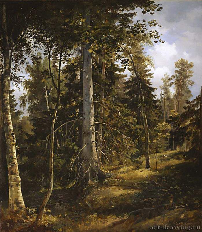 Лесная чаща. 1867 - 93,58 х 1,5