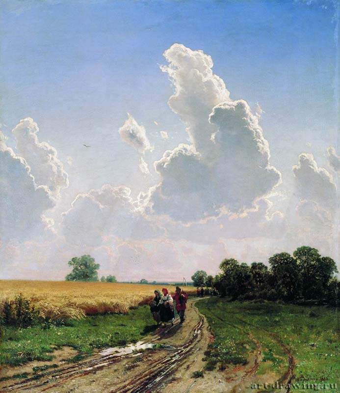 Полдень. Этюд. 1886 - 65 х 56