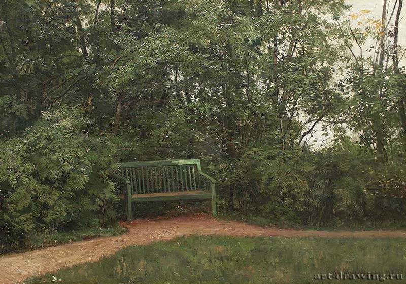 Скамейка в аллее. 1872