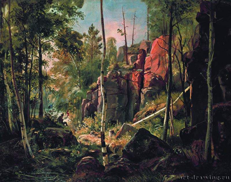 Вид на острове Валааме. Местность Кукко. 1858-1860 - 69 х 87