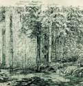 Корабельная роща. Эскиз. 1897