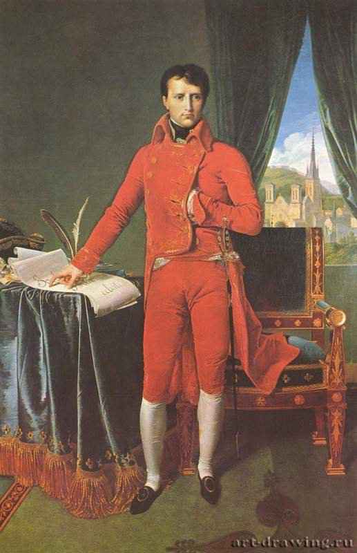 Наполеон - первый консул. 1803-1804 - 226 x 144 смХолст, маслоНеоклассицизмФранцияЛьеж. Музей современного искусства