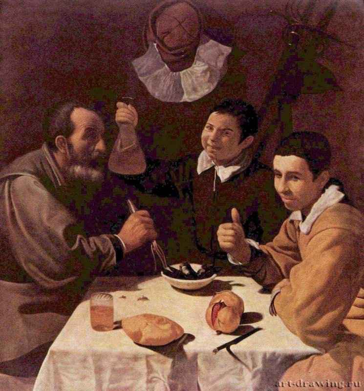 Веласкес Диего: Завтрак - 1618.
