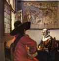 Офицер и смеющаяся девушка - 1657-165950,5 x 46 смХолст, маслоБароккоНидерланды (Голландия)Нью-Йорк. Собрание Фрик