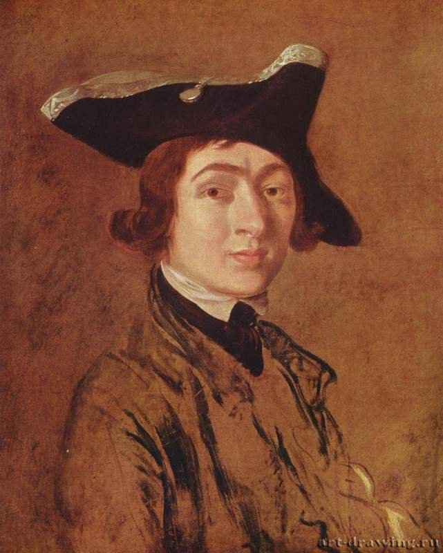 Автопортрет. 1754 - 58 x 49 см. Холст, масло. Рококо. Великобритания. Хоугтон, Норфолк. Собрание маркизы Чолмондли.