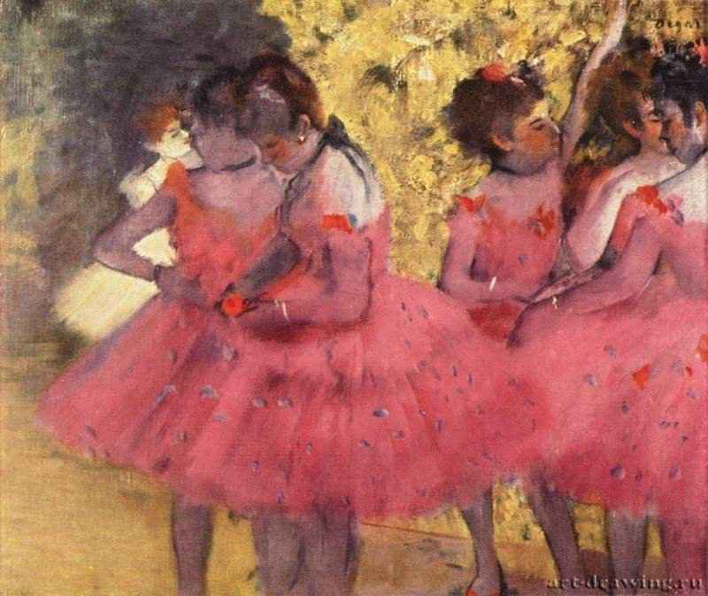 Розовые танцовщицы между кулис - 188438 x 44 смХолст, маслоИмпрессионизмФранцияКопенгаген. Новая Глиптотека Карлсберга