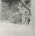 Певица в кафешантане. 1878 - 252 х 192 мм Литография Чикаго (штат Иллинойс). Художественный институт, Отдел гравюры и рисунка Франция