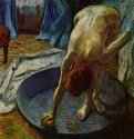 Женщина в ванне - 1886 *70 x 70 смПастельИмпрессионизмФранцияФармингтон (штат Коннетикут). Музей Хилл-Стид