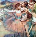 Пейзаж с танцовщицами, 1897 г. - Пастель; 89 x 65 см. Собрание Эмиля Георга Бюрле. Цюрих. Франция.