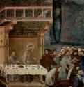Цикл фресок о жизни св. Франциска Ассизского. Смерть рыцаря из Челано - 1296-1298ФрескаГотика, раннее ВозрождениеИталияАссизи. Сан Франческо, верхняя церковьНаписана совместно с мастером Распятия из Монтефалько