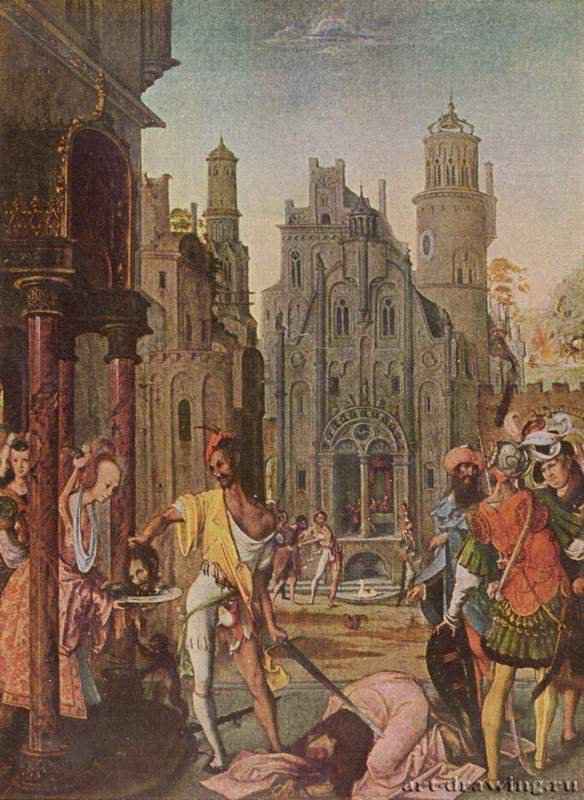 Усекновение главы Иоанна Предтечи. 1550-1560 - The Beheading of John the Baptist. 1550-1560
ХолстМаньеризмНидерланды (Фландрия)Берлин. Картинная галерея