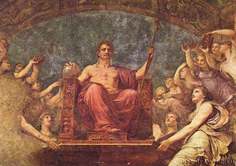 Апофеоз Наполеона. 1807 - Apotheosis of Napoleon. 1807
ФрескаКлассицизмИталияМилан. Палаццо Реале
