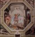 Аллегорический цикл фресок (Политические добродетели) из Палаццо Пубблико в Сиене. Обезглавливание Спурия Кассия. 1532-1535 - ФрескаМаньеризмИталияСиена. Палаццо Пубблико