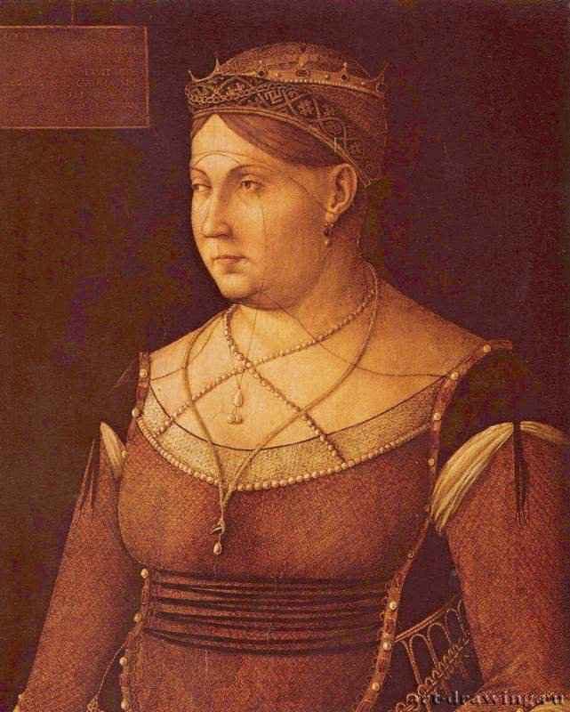 Портрет Катерины Корнаро, королевы Кипра. Возрождение. 1500.