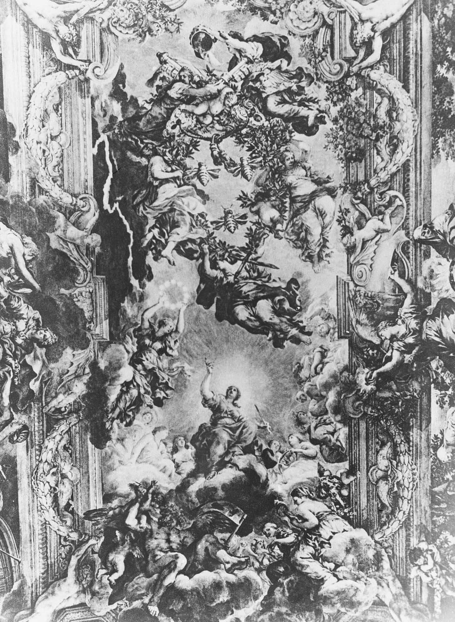 Пьетро да Кортона: Плафон в Палаццо Барберини в Риме. 1633-1639.
